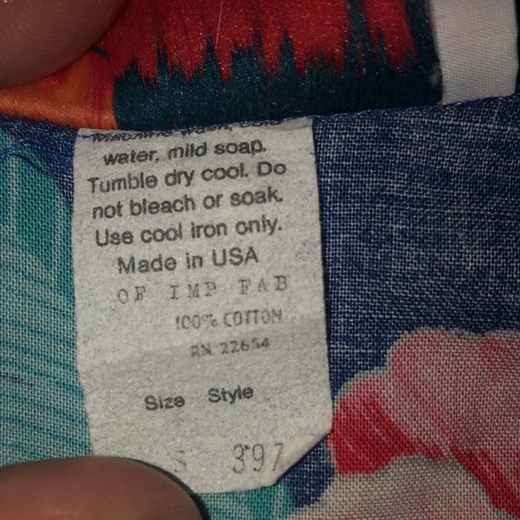 Vintage 60/70s malihini Hawaii shirt - Picture 3 of 3